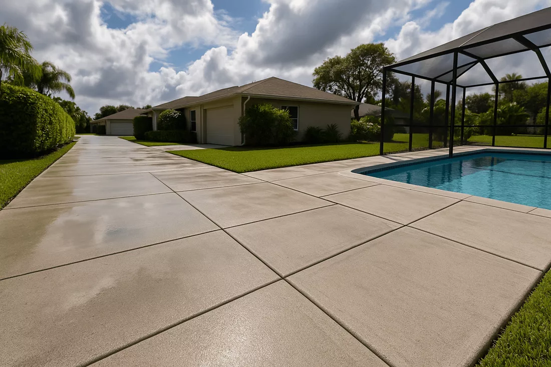 Keeping Concrete Looking Good Year Round in Florida's Climate