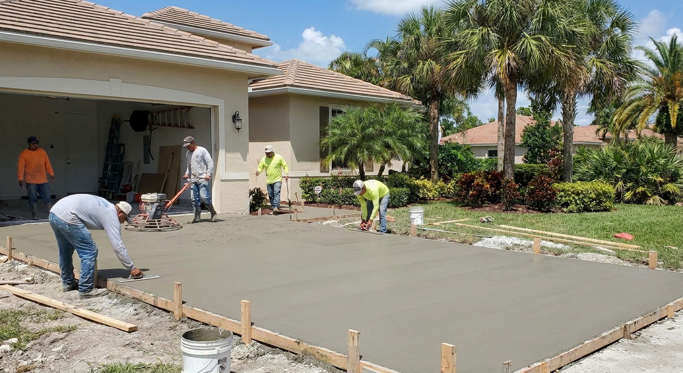How Much Does a New Concrete Driveway in Palm Beach County Cost?
