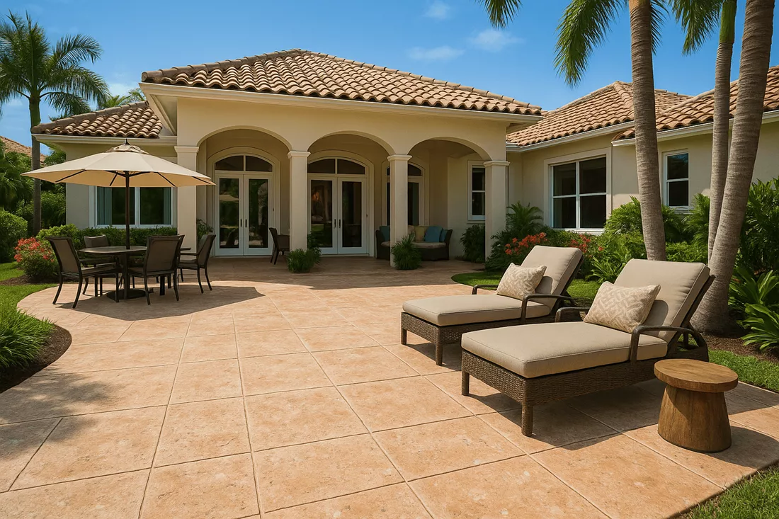 Concrete Patio Designs Palm Beach County Homeowners Love