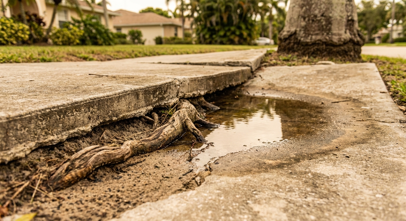 Why Does Concrete in Palm Beach County Become Uneven?