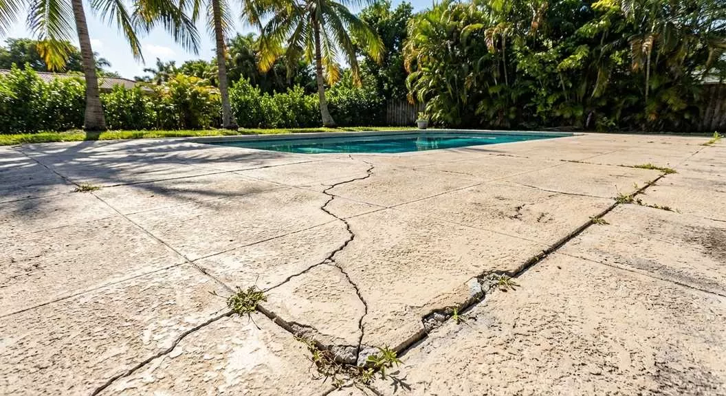 Are Cracks in Your Palm Beach County Pool Deck Getting Worse?