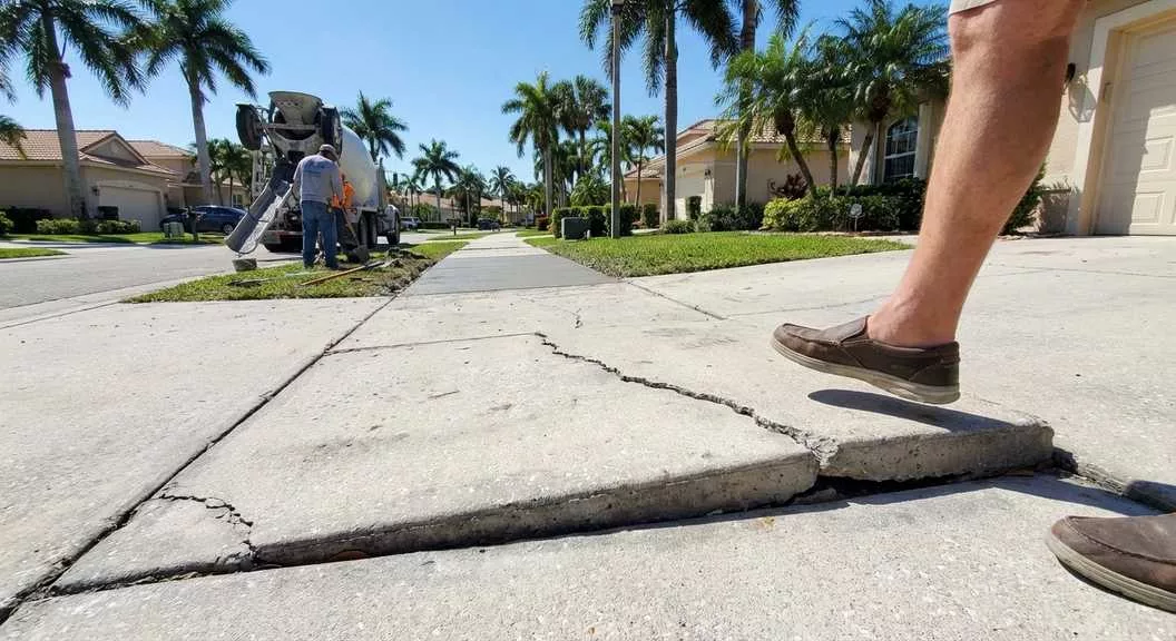 Should You Repair or Replace Uneven Concrete in Palm Beach County?